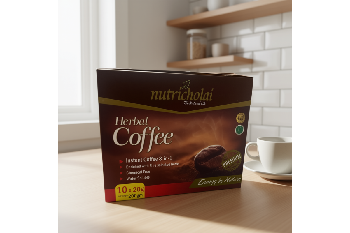 INSTANT HERBAL COFFEE 8-IN-1 –  200g