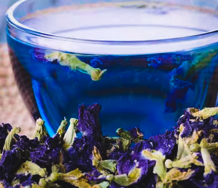 Butterfly Pea Flower Tea Bags – Natural Blue Herbal Tea  Caffeine-Free Antioxidant Tea