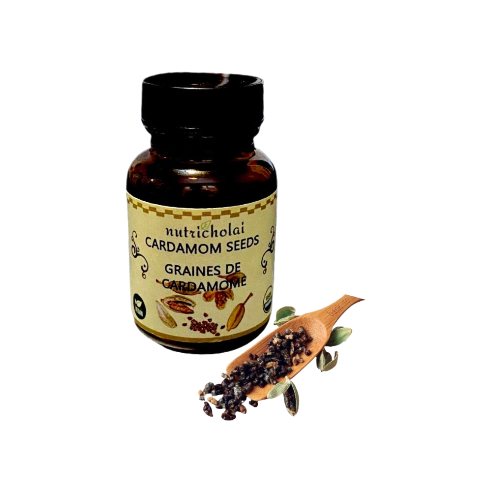 Cardamom Seeds 50g – Premium Green Elaichi Seeds  Aromatic Spice for Tea & Cooking